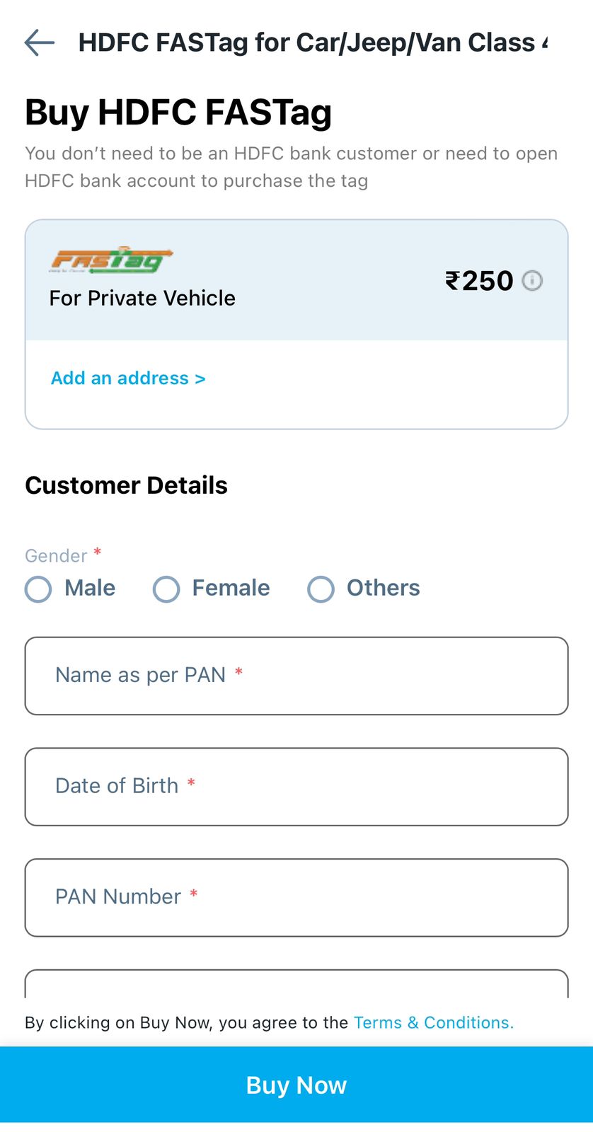 How to buy FASTag from Paytm