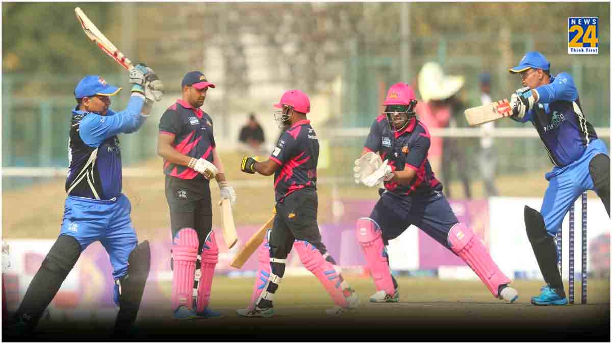 IVPL 2024 mumbai champions vs rajasthan legends virender sehwag Peter Trego Angelo Perera