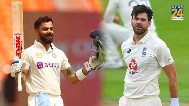 India vs England james anderson said england fans thanksfull to virat he is not playing