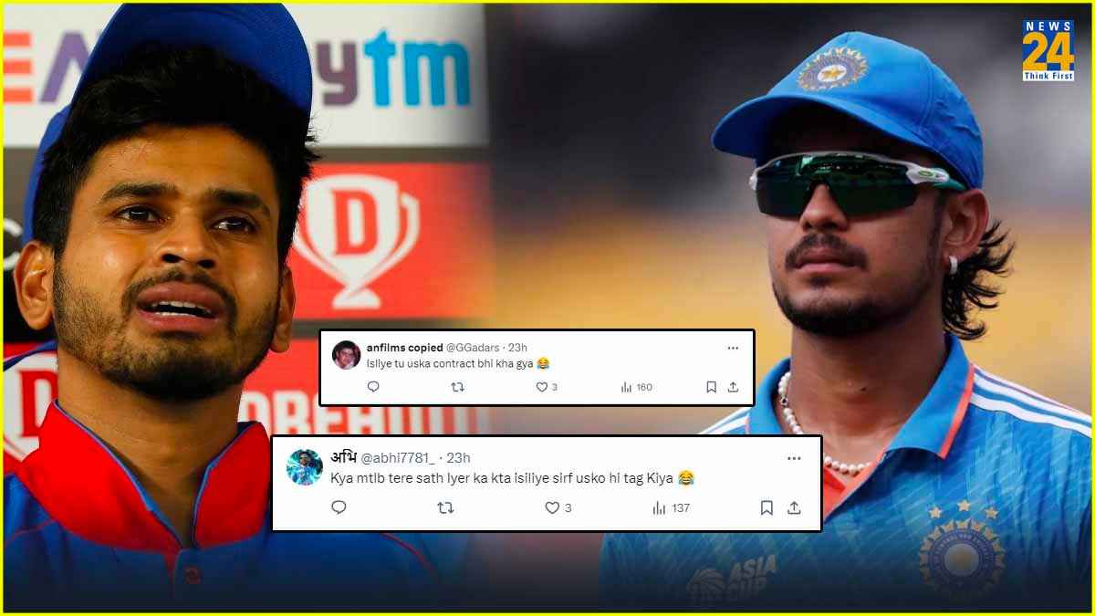 IPL 2024 Ishan Kishan Troll after tag shreyas iyer Abse dosti yaari sab tournament ke baad