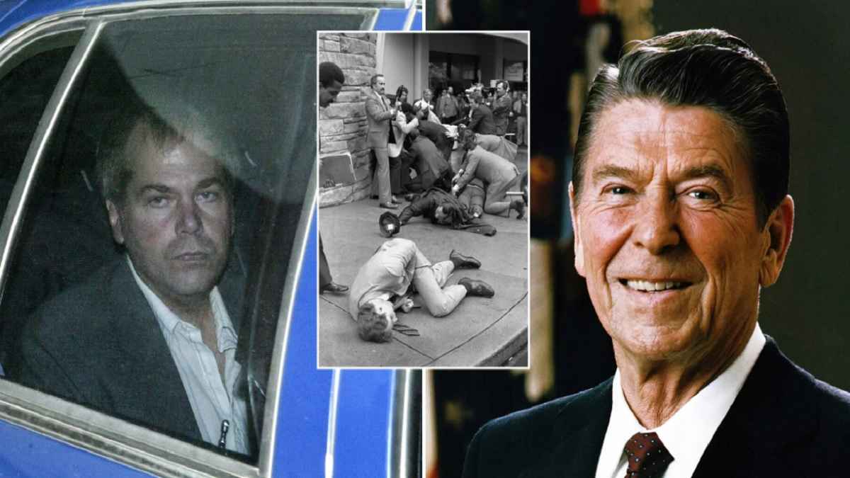 John Hinckley Jr. Former US President Ronald Reagan