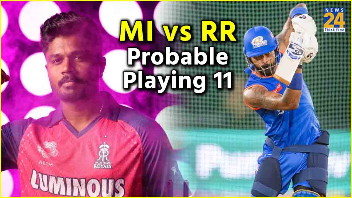 MI vs RR Probable Playing 11 Mumbai Indians Rajasthan Royals