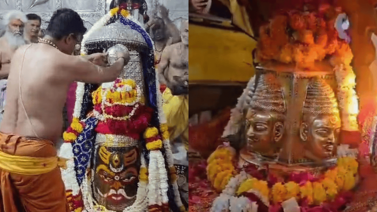 महाकालेश्वर और ओंकारेश्वर में मनाई गई रंग पंचमी, दर्शन करने पहुंचे शिव भक्त