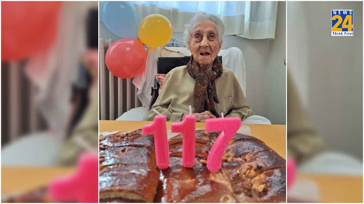 Maria Branyas Morera celebrating her 117th birthday