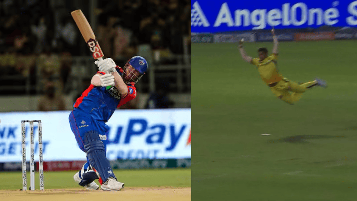 DC vs CSK: रॉकेट की रफ्तार से जा रही गेंद पर टूटे पथिराना, एक हाथ से लपका असंभव कैच