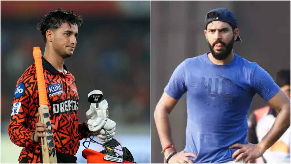 SRH vs MI IPL 2024 Abhishek Sharma 23 Balls 63 Runs Knock Yuvraj Singh Angry