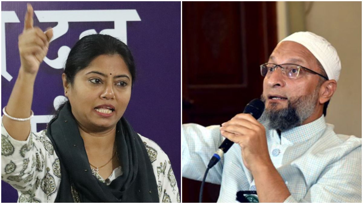 Pallavi Patel and Asaduddin Owaisi