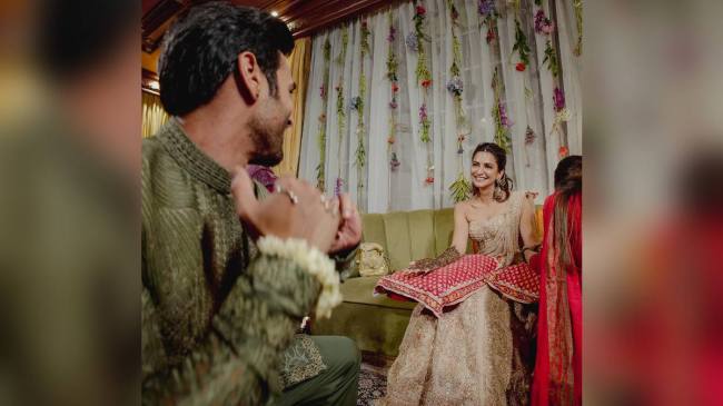 Kriti Kharbanda Pulkit Samrat Mehendi Ceremony