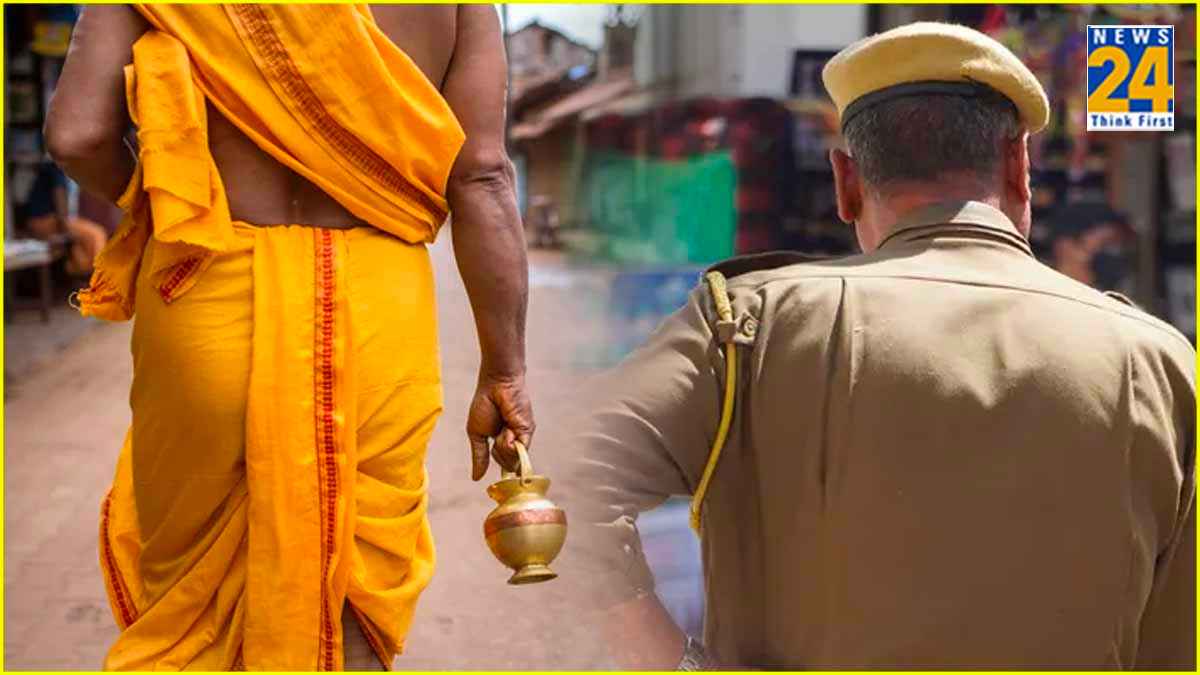 साधु बनकर आए, मंदिर का रास्ता पूछा, फिर पुलिस वाले को ही लूट ले गए
