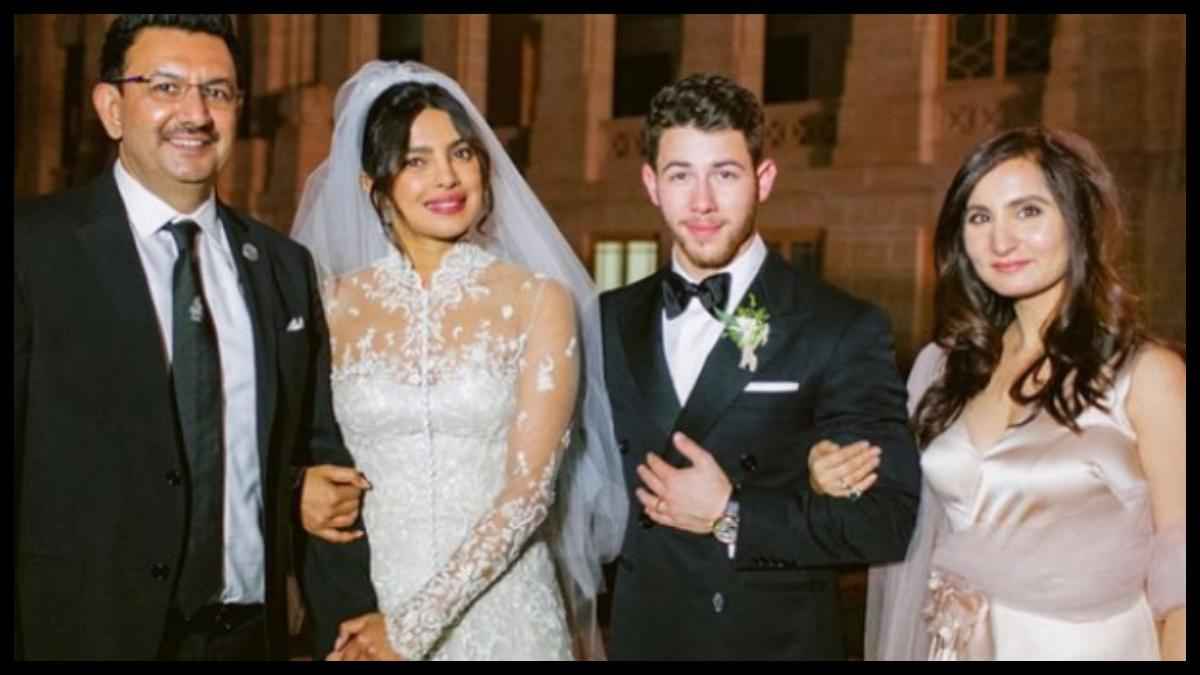 Sudeep Dutt, Priyanka Chopra, Nick Jonas