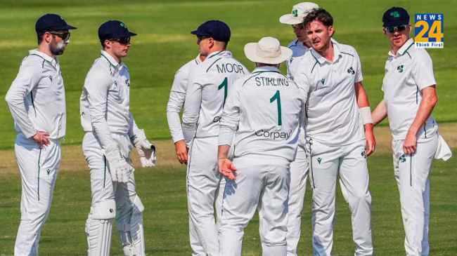 Ireland Create History in test won first match in just 8th match india back