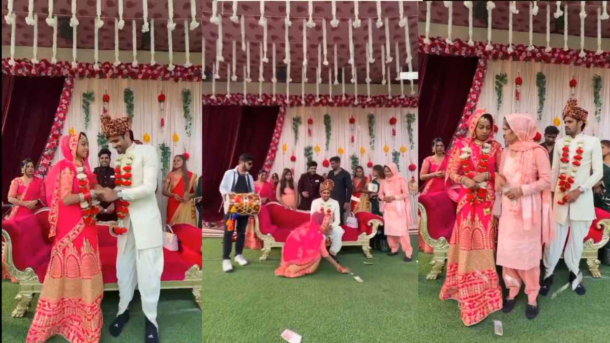 शादी के दौरान हुई नोटों की बारिश, दुल्हन नहीं कर पाई कंट्रोल! मजेदार वीडियो वायरल