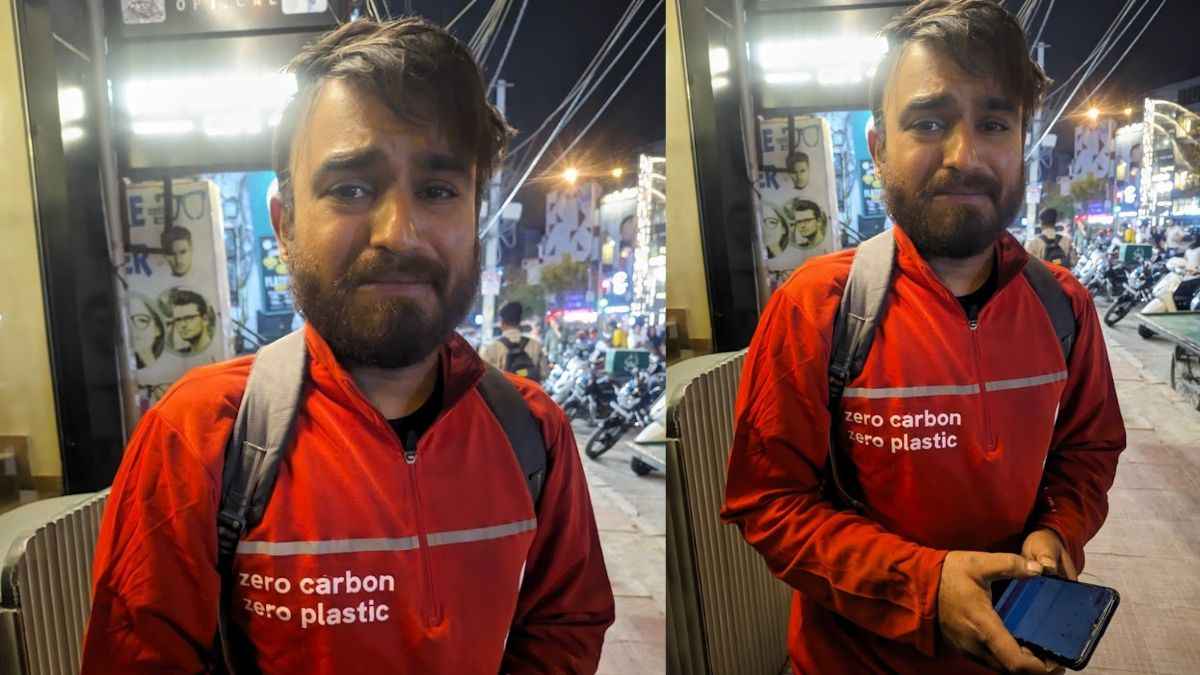 Zomato delivery Boy Viral Photo