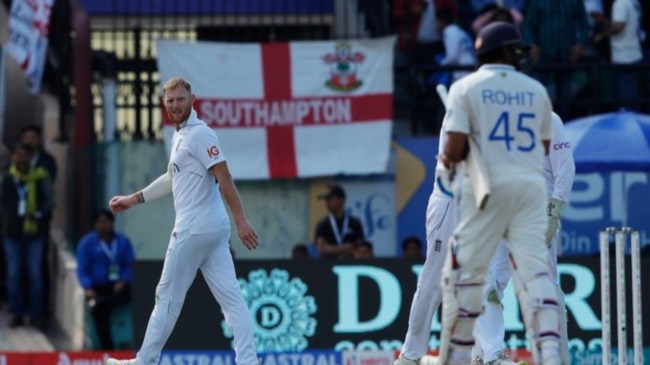 IND vs ENG Ben Stokes Clean Bowled Rohit Sharma First Ball After 8 Months Dharamshala Test