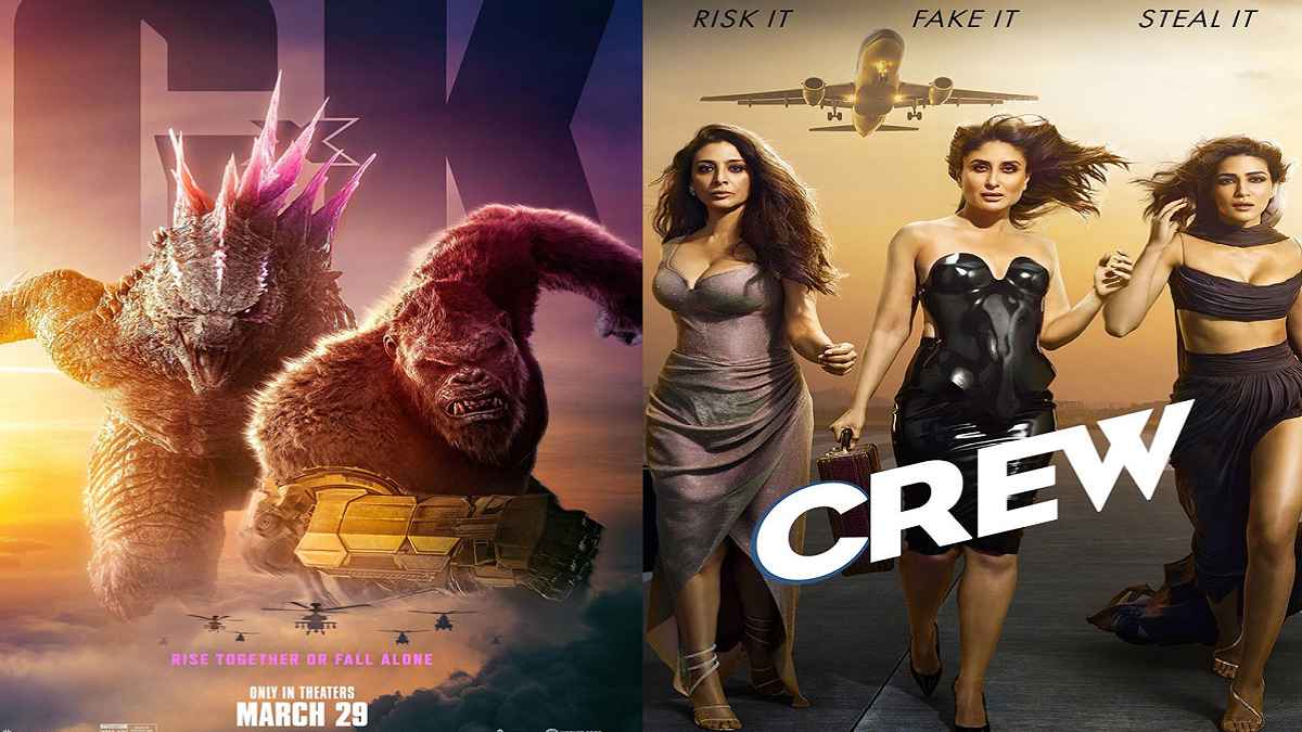 Box Office Collection Day 1: करीना-तब्बू की 'Crew' ने भरी ऊंची उड़ान, Godzilla x Kong ने दी जबरदस्त पटखनी