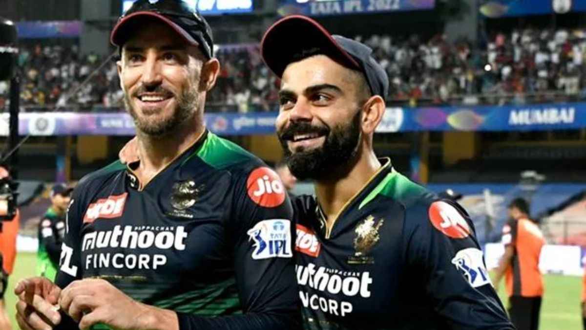 IPL 2024 Royal Challengers Bangalore camp Faf du Plessis join virat kohli