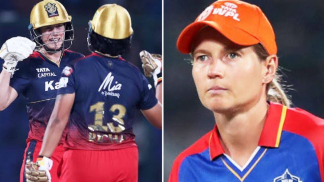 ellyse perry meg lanning WPL 2024 Final Royal Challengers Bangalore vs delhi capitals ellyse perry meg lanning