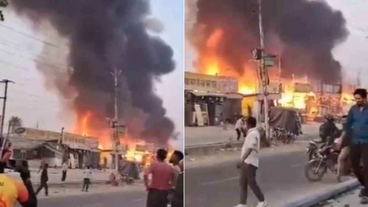 6 ढाबे और 2 दुकानें जलीं... ग्रेटर नोएडा में आग ने मचाई जमकर तबाही