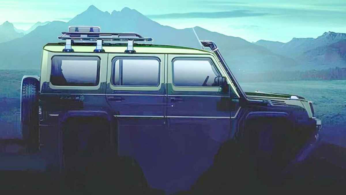 Force Gurkha 5 Door का पहला लुक आया सामने, Thar और Jimny को लगा डर!