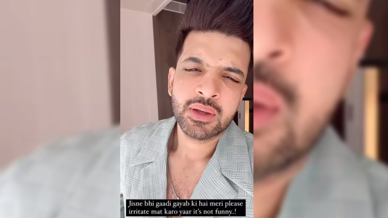 Karan Kundrra Car Missing