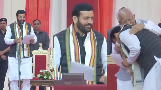 nayab singh saini oath manohar lal khattar nayab singh saini oath manohar lal khattar