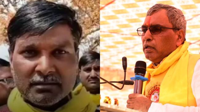 om prakash rajbhar pila gamcha spsp leader beaten in police station