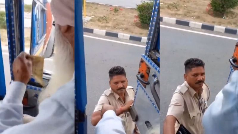 policeman Bribe Viral Video