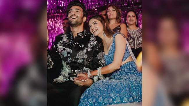 Kriti Kharbanda Pulkit Samrat Sangeet Photos