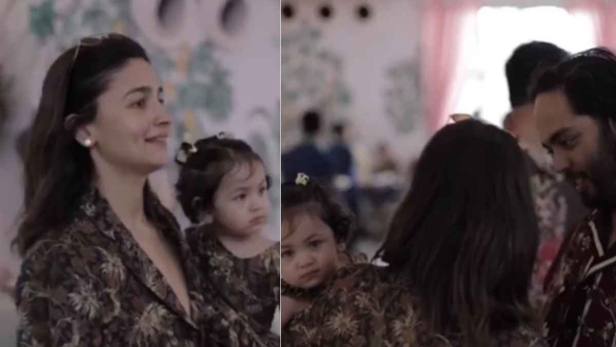 Ranbir- Alia की बेटी ने Anant Ambani को दिखाए नखरे! Raha का क्यूट वीडियो वायरल