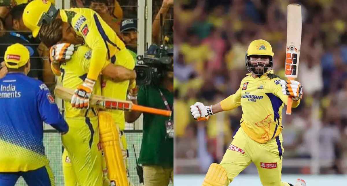 IPL 2024 CSK vs GT Ravindra Jadeja Tribute Chennai Super Kings Fans Chepauk