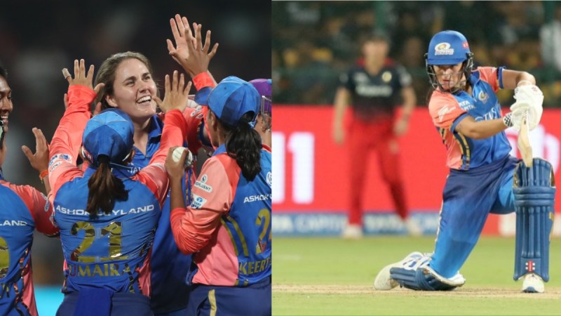 WPL 2024 RCB vs MI Mumbai Indians Third Win Tops Points Table Beats Smriti Mandhana Royal Challengers Bangalore