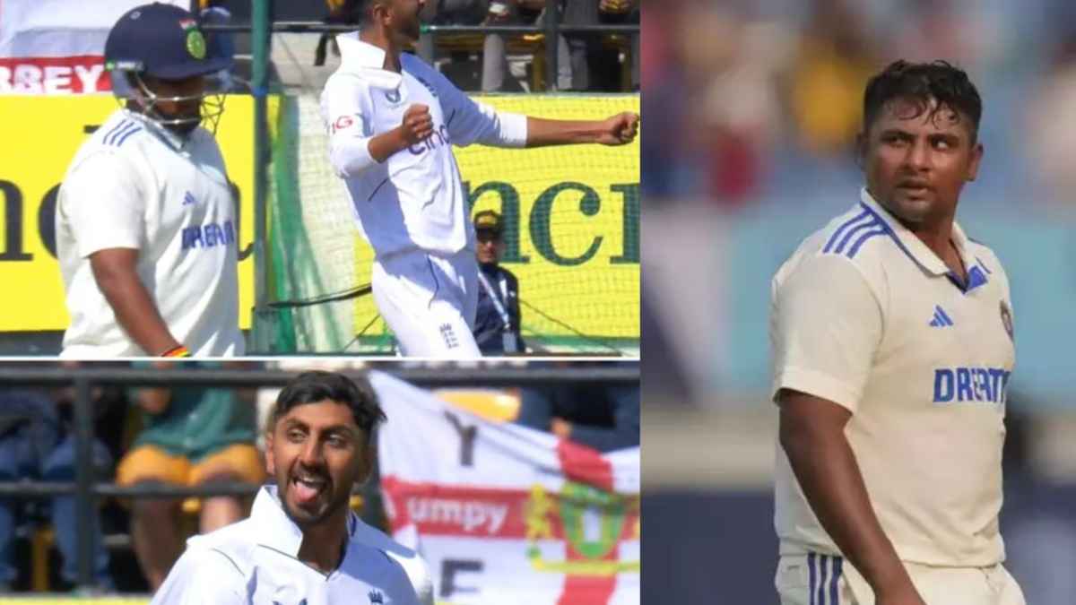 IND vs ENG: नहीं सुधरे शोएब बशीर; सरफराज खान का विकेट लेने के बाद चिढ़ाया, फैंस हुए नाराज