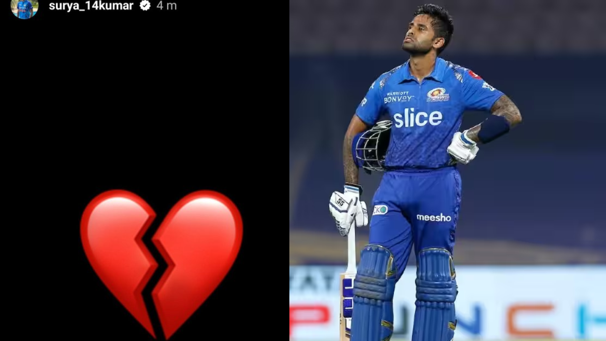 IPL 2024 Suryakumar Yadav may miss first match heart broken instagram story mumbai indians
