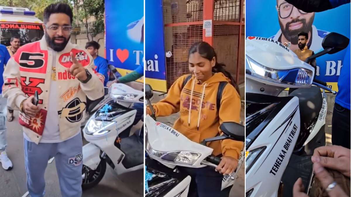 Sunny Arya Distribute Scooty