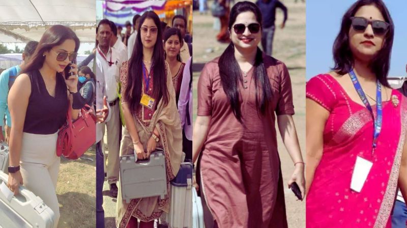 5 Viral Beautiful Polling Officers
