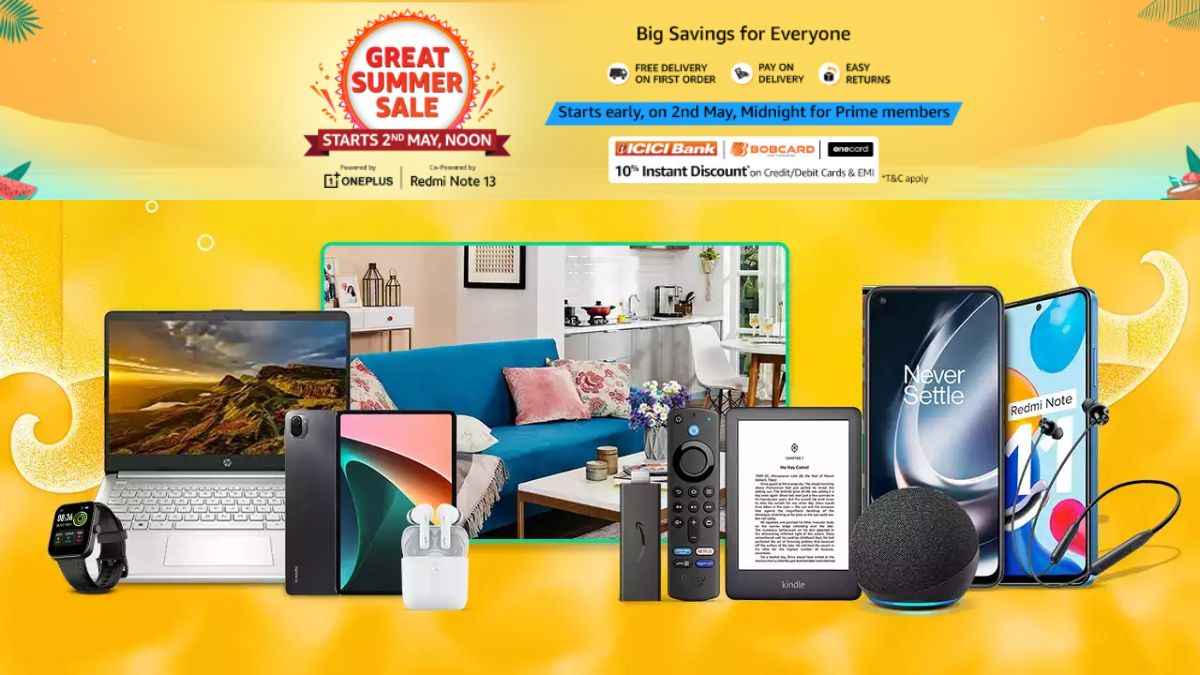 Amazon Great Summer Sale जल्द होगी शुरू, फोन से लेकर लैपटॉप पर मिलेगी तगड़ी छूट!