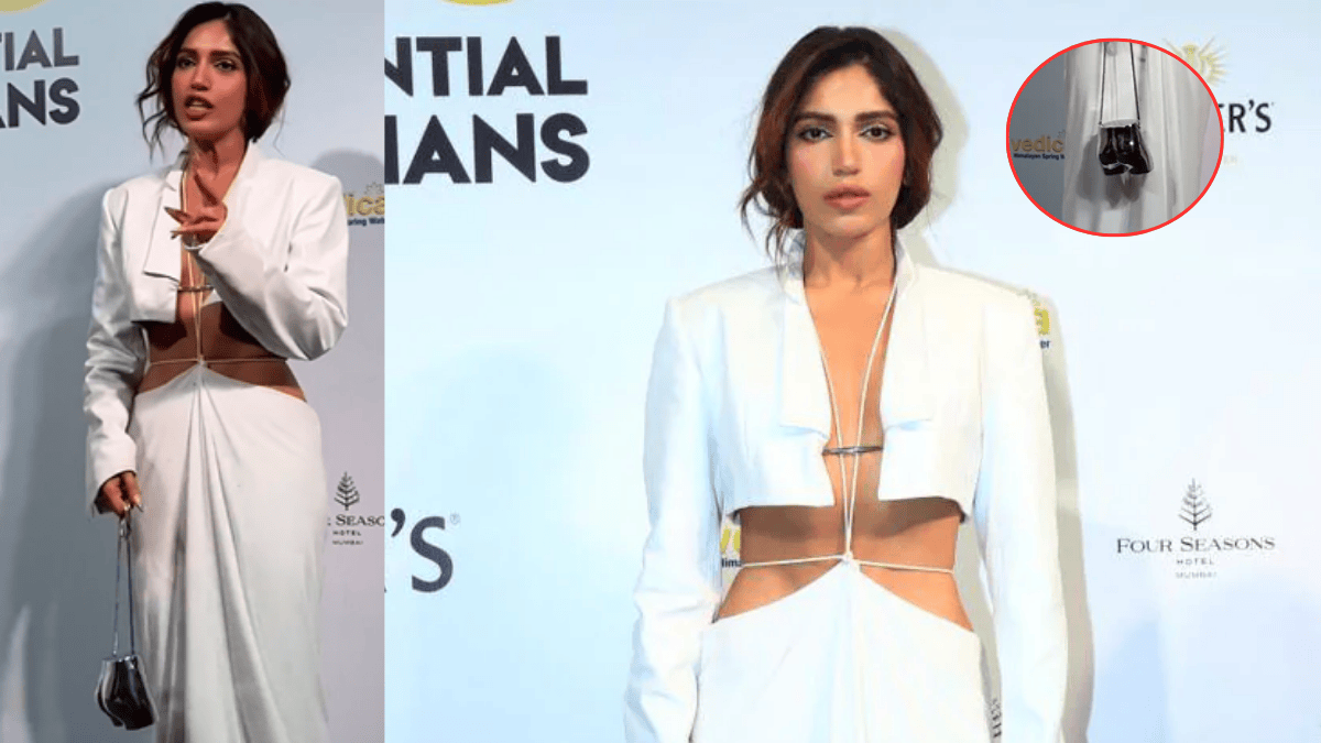 Bhumi Pednekar के हाथ में 'बम' देख भड़के फैंस, कपड़ों ने आग में डाला घी