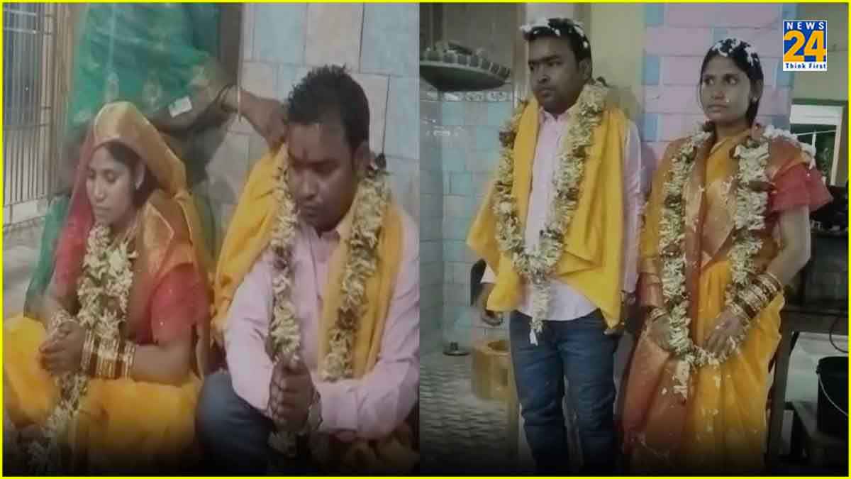 जबरन मांग भरवाई, दुल्हन बोली- बच्चे नहीं हैं; बिहार में राजस्व कर्मी के पकड़ौआ विवाह के Video Viral