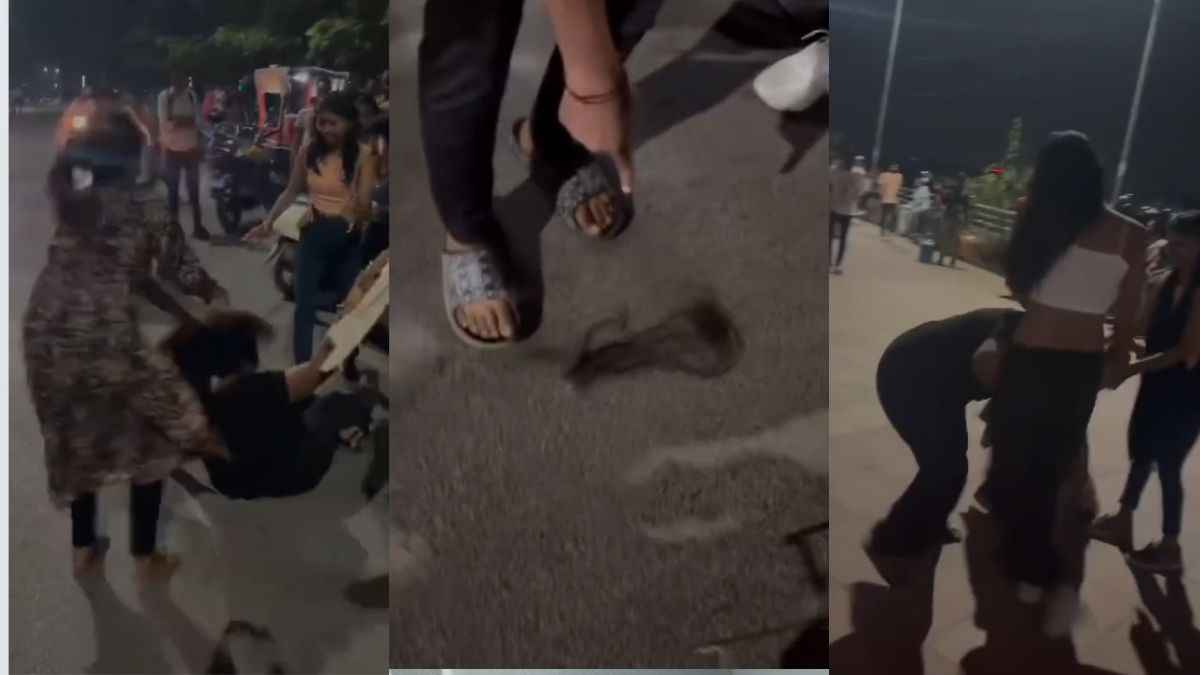 पापा की परियों का तांडव! उखाड़ लिए बाल, लात-घूसे से पिटाई; रोकने की हिम्मत किसी ने नहीं दिखाई