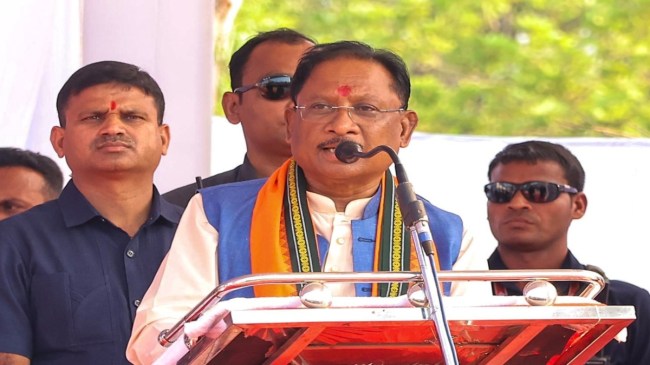 CM Vishnudev Sai Targets Rahul Gandhi CM Vishnudev Sai Targets Rahul Gandhi