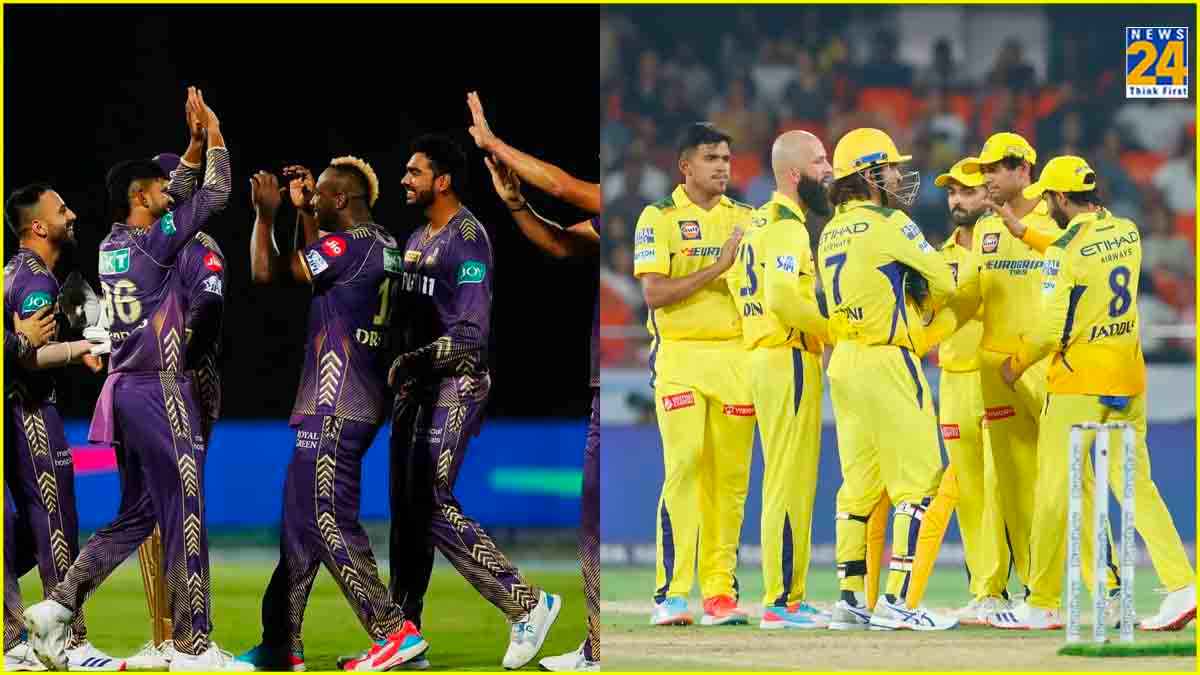 CSK vs KKR IPL 2024 Venkatesh Iyer Sunil Narine Andre Russell Chennai Super Kings