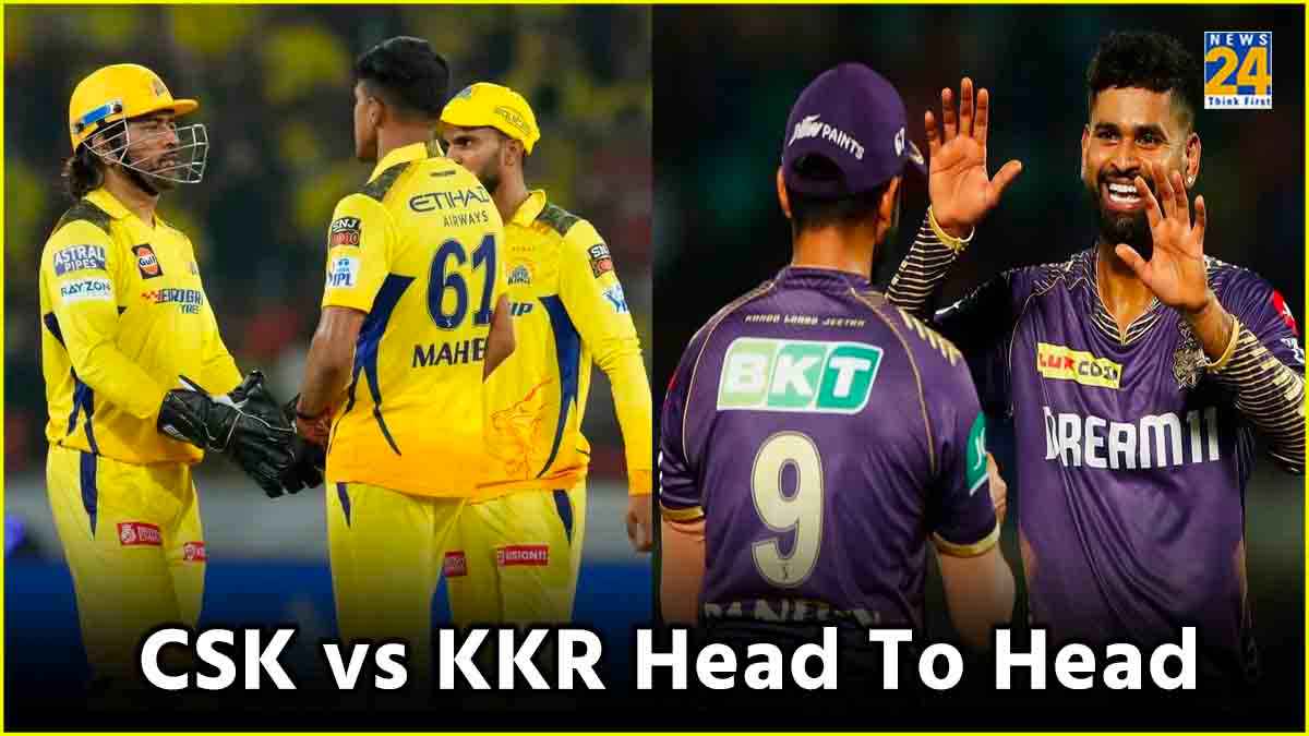 CSK vs KKR Head To Head Record Chennai Super Kings Kolkata Knight Riders
