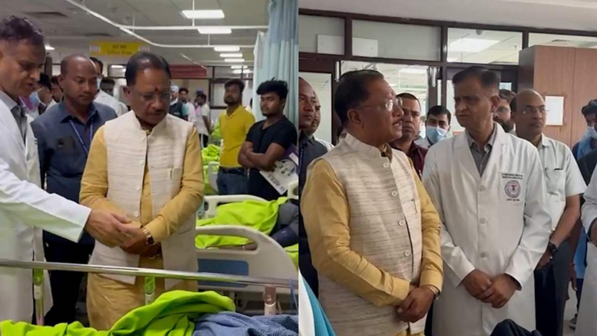 Chhattisgarh CM Vishnudev Sai Reached AIIMS