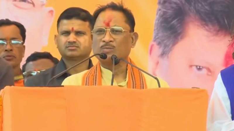 Chhattisgarh CM Vishnudev Sai in Delhi
