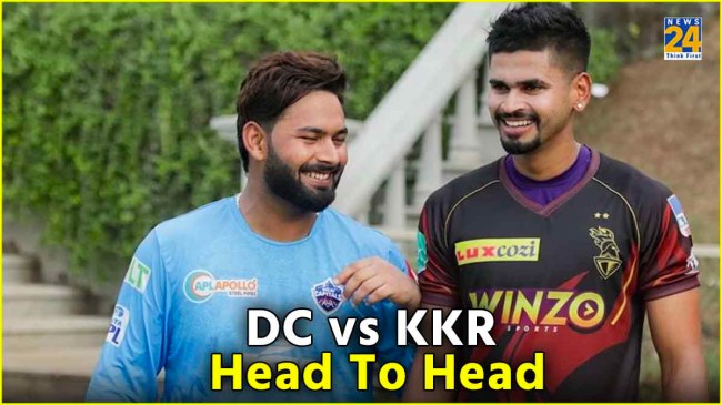 DC vs KKR Head To Head Record Rishabh Pant Shreyas Iyer