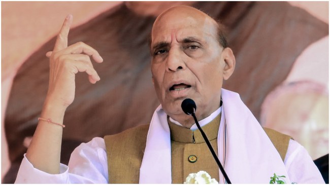 Defence Minister Rajnath Singh