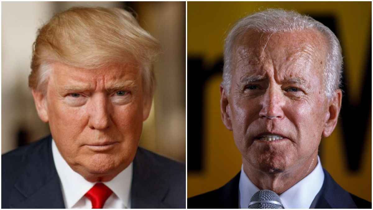 Donald Trump and Joe Biden
