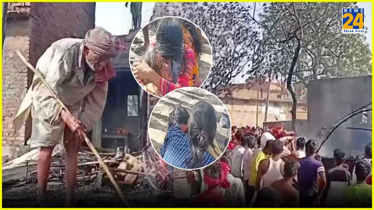 Fire burnt many huts in Ballia