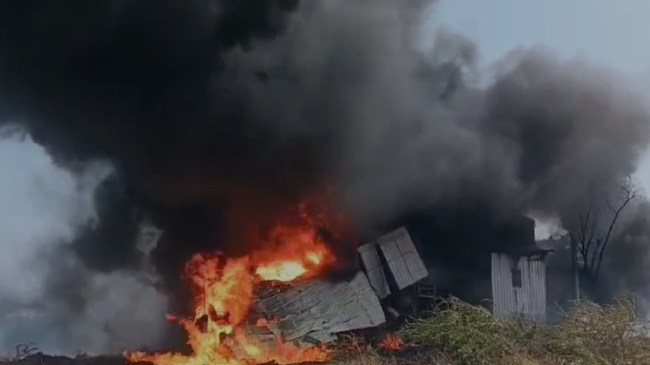 Fire broke out in Maharashtra Jalgaon Chemical Factory