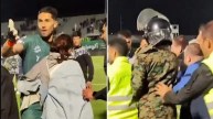 Football Player Hossein Hosseini Hugged Female Fan